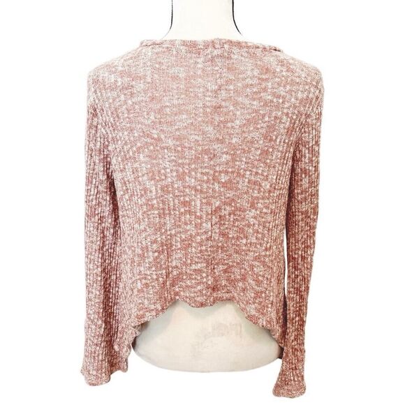 Fashion Nova Polyester Long Sleeve V-Neck Ribbed Knit Pullover Sweater - Picture 2 of 5